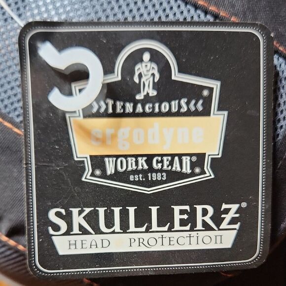 Ergodyne Skullerz Black Gray Baseball Hat Work Gear Bump Cap Safety - Picture 10 of 10
